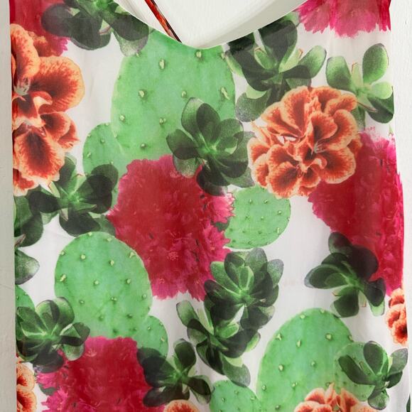 Show Me Your Mumu x Revolve Criss Cross Cactus Bloom Mini Dress Size X-Small - Picture 4 of 10